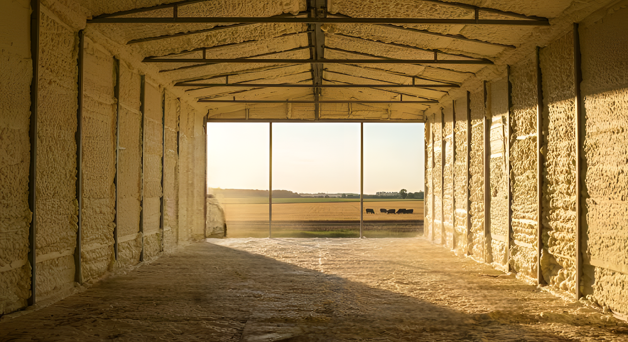 Why Use Spray Foam for Barns & Livestock Shelters?