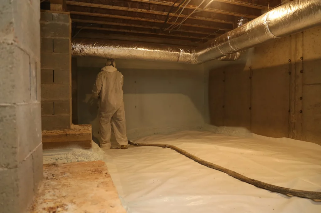 Can Spray Foam Reduce Moisture and Mold in Basements?